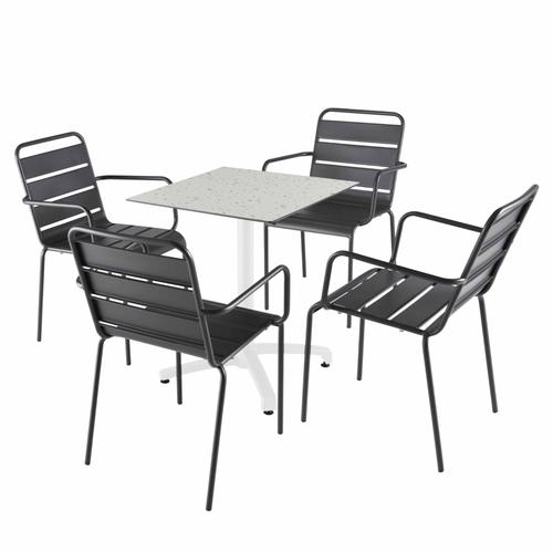 Rakuten 4 Table Mobilier Jardin Pas Metal Ou Cher Sur D'occasion 1cluFKTJ53